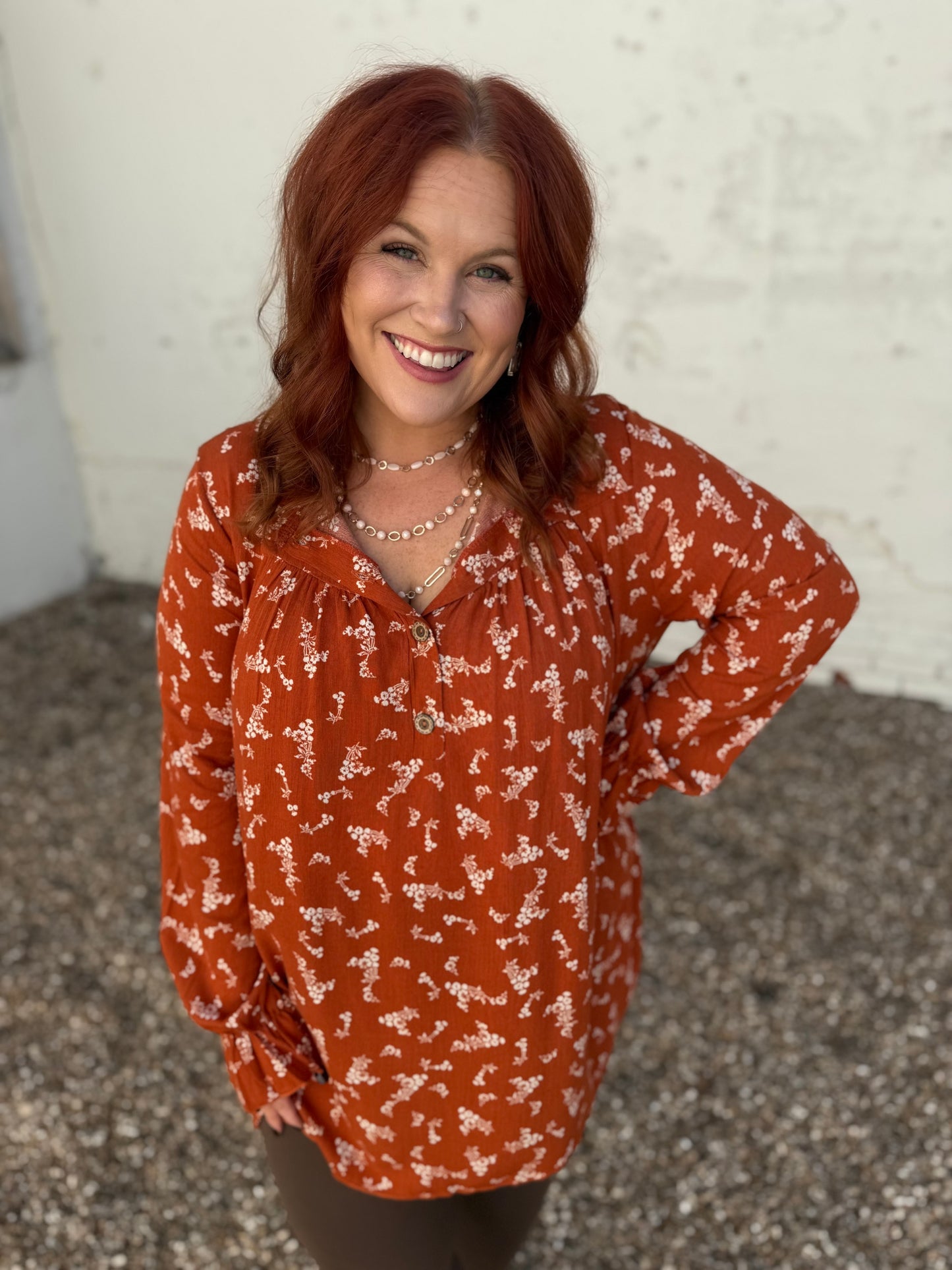 Dani Floral Tunic Top