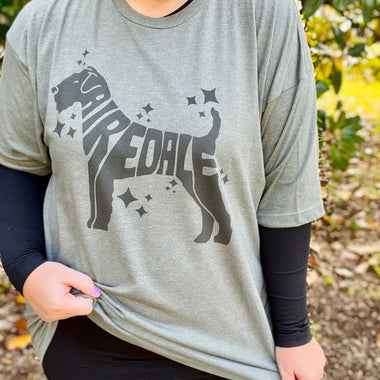 Airedale Mascot Graphic Tee