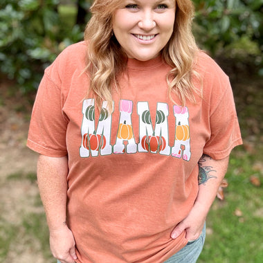 RESTOCK Pumpkin Mama Tee On Comfort Colors