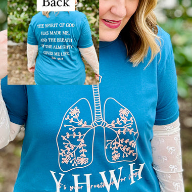 YHWH Floral Tee (Front & Back)