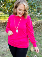 Pearl Embellished Top