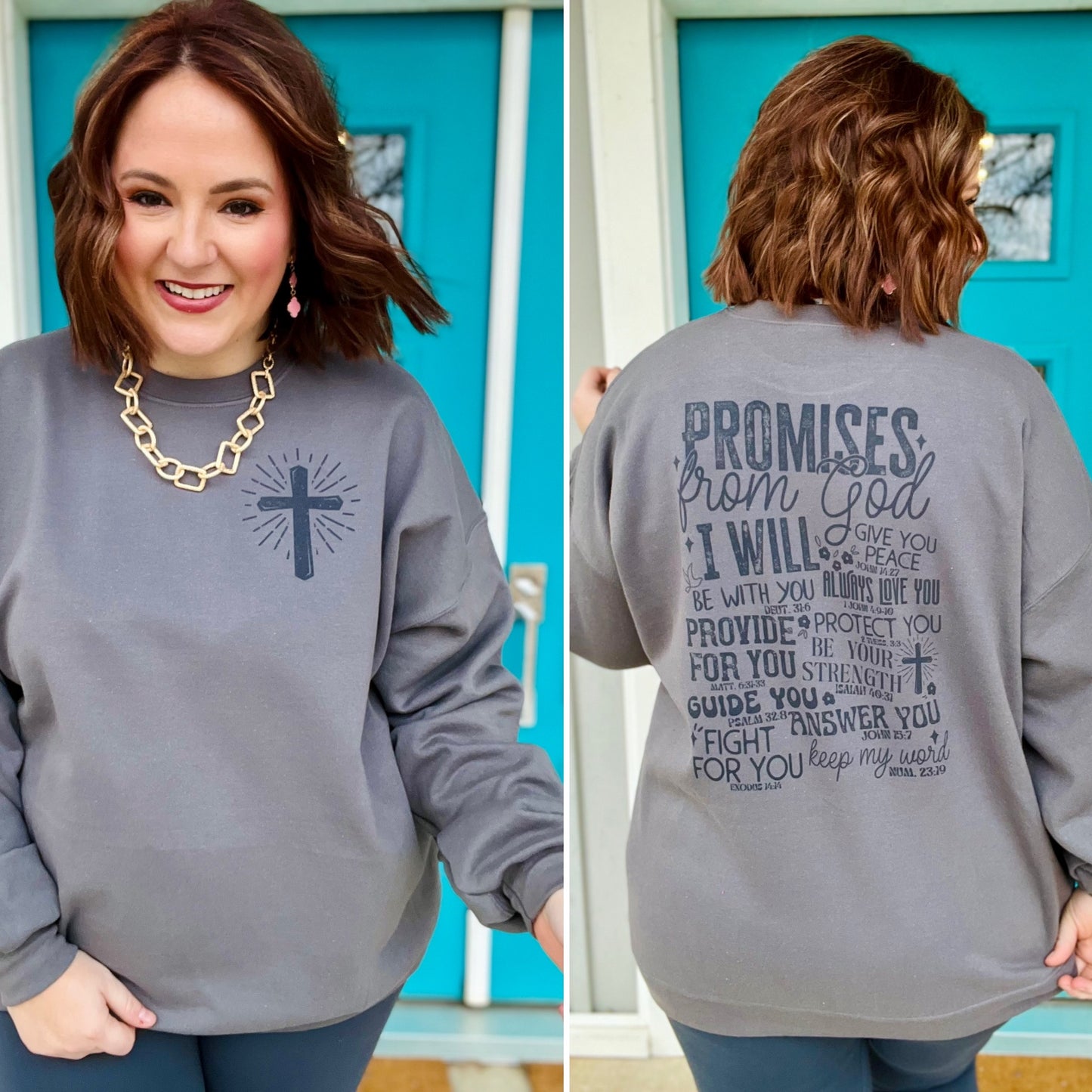 Promises of God Sweatshirt ( Front/Back