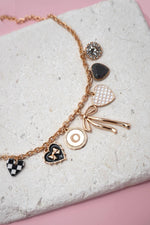 Checkered Charm Necklace