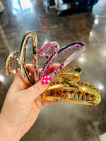 Large Metallic Hair Clip