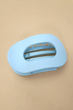 Jumbo Lay Flat Oval Hair Claw Clips (Multiple Colors)
