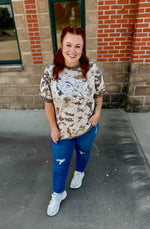 Mascot Bleached Tee (Customizable)