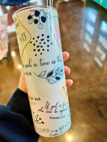 Bibe Verse Affirmations Pink 20 oz Tumbler