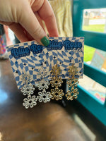 RESTOCK Flower Drop Earrings (Multiple Colors)