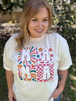 Retro Mama Graphic Tee On Comfort Colors