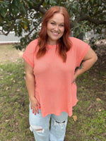 Blake Crochet Coral Top