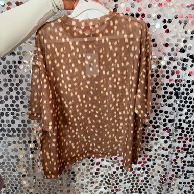 Market Special: Fawn Mesh Top
