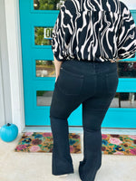 Judy Blue Tummy Control Black Flares