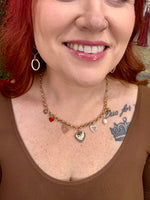 Double Link Charm Necklace