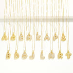 RESTOCK Studded Bubble Initial Necklace
