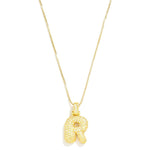 RESTOCK Studded Bubble Initial Necklace