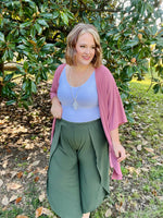Olive Palazzo Pants