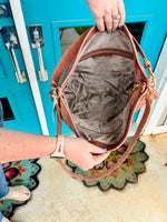 Cindy Studded Oversized Bag in Mauve