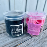 Nylon Hair Tie Can (Set of 50)