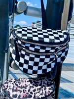 Double Zipper Leopard Bum Bag