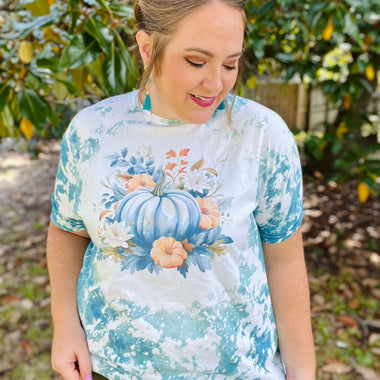 Floral Pumpkin Graphic Tee