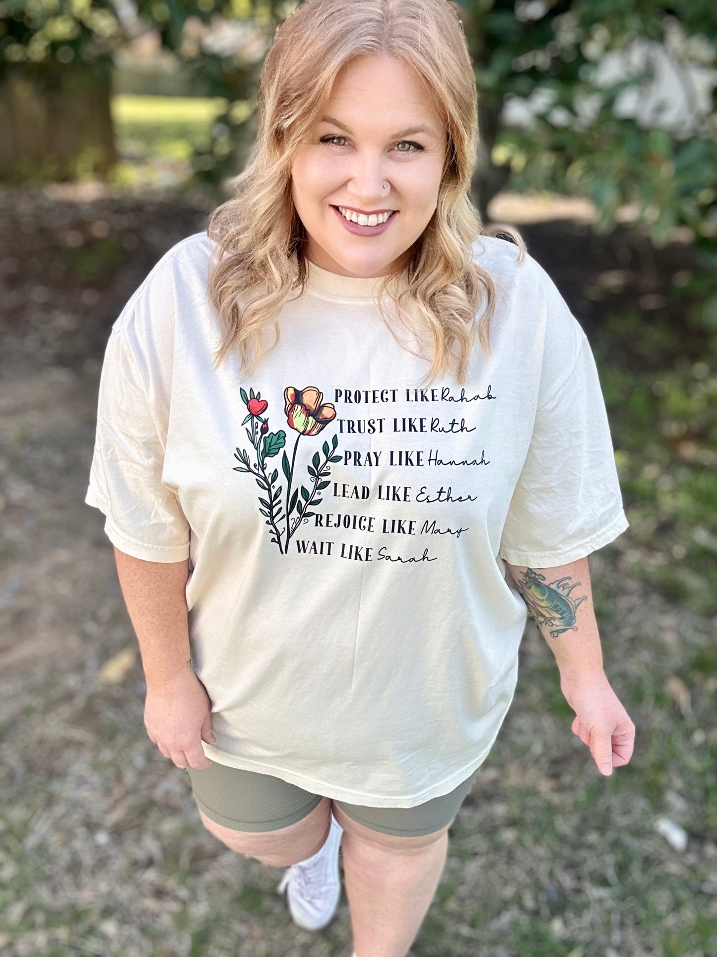 Women Of The Bible Tee On Comfort Colors