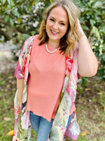Whit Floral Kimono
