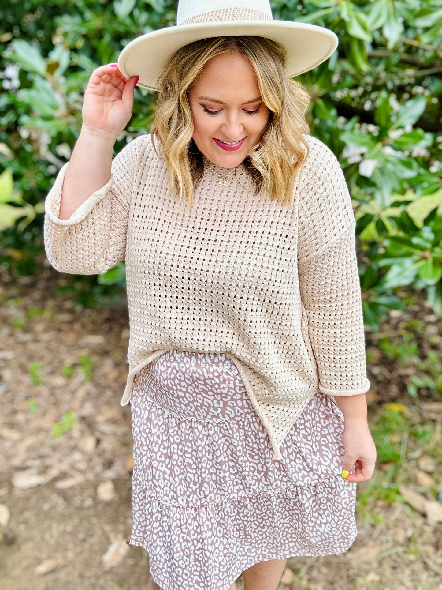 Raylee Animal Print Ruffled Skirt