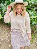 Raylee Animal Print Ruffled Skirt