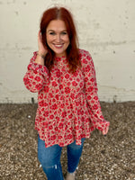 Fiona Floral Long Sleeve Top