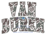 School Vintage Camo on Comfort Colors (Customizable)