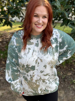 School Spirit Bleached Sweatshirt (any school, any color)