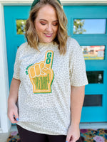 Airedale Spirit Finger on Natural Leopard