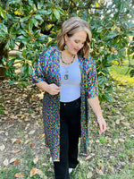 Multicolor Sequin Duster