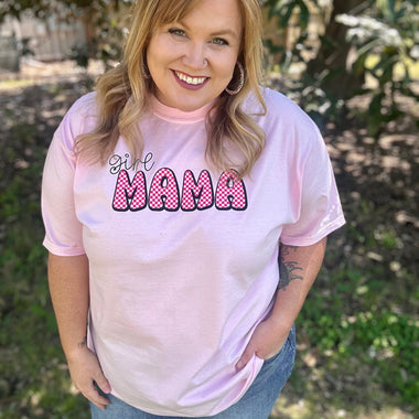 Girl Mama Tee On Comfort Colors