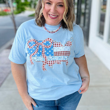 US Bows On Comfort Colors