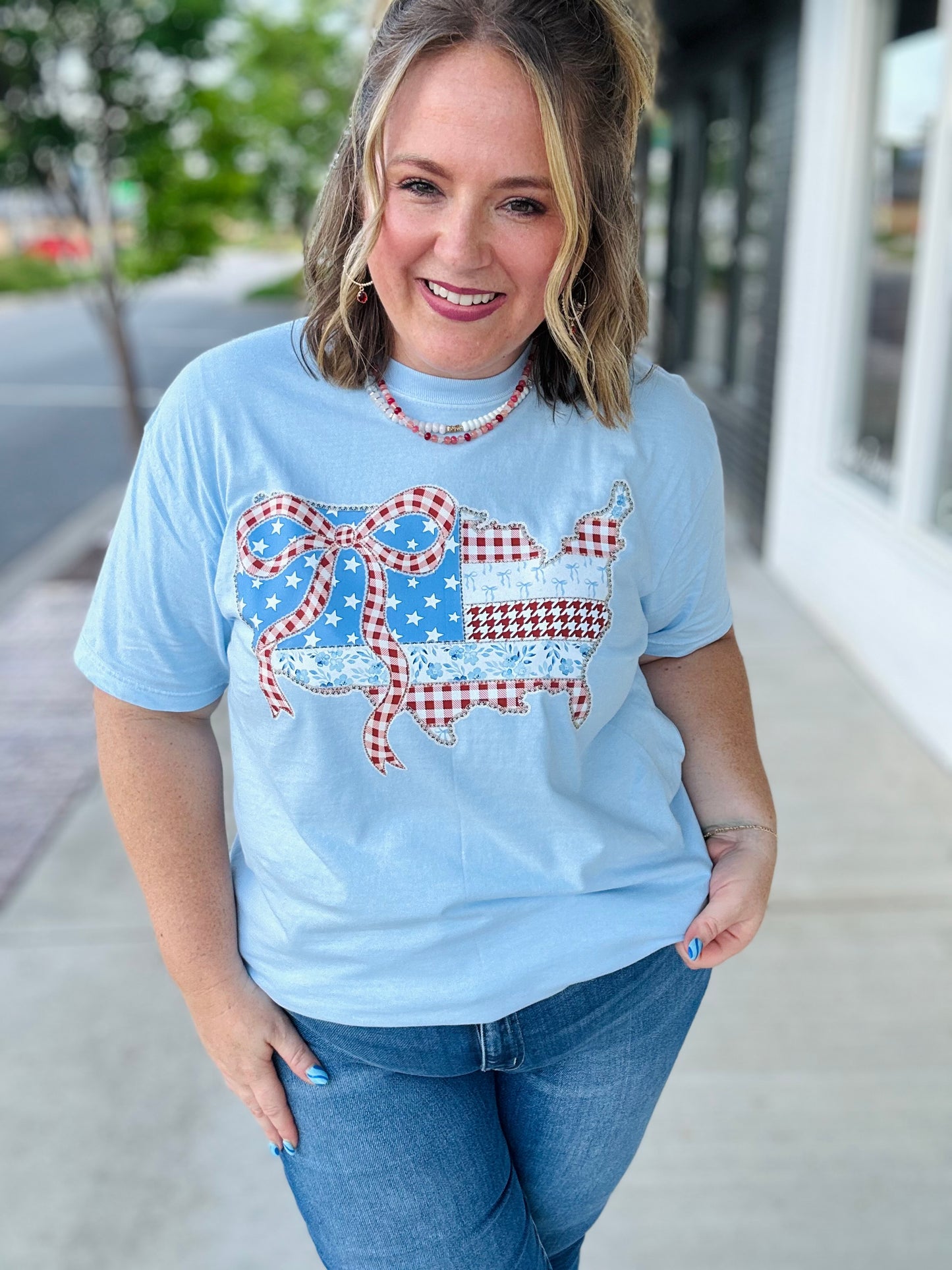 US Bows On Comfort Colors