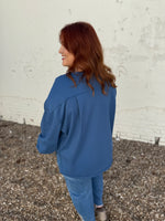 Jasmine High Low Top in Blue