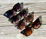 Oval Cateye Sunglasses (Multiple Colors)