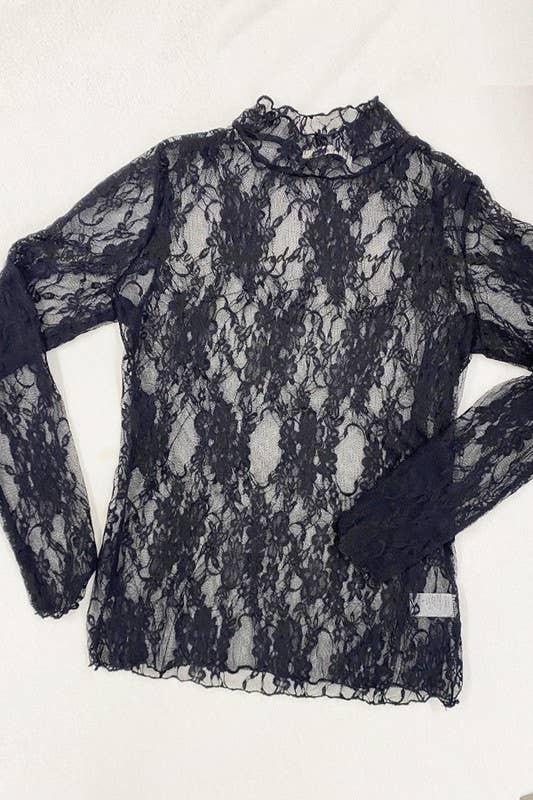 (RESTOCK) Fiona Floral Lace Top