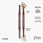 Double Ended Gel & Liquid Liner In Brown