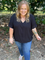 Regina Woven Top (Multiple Colors)