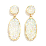 Druzy Drop Earrings