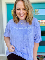 In My Tired Mom Era on Purple Comfort Colors