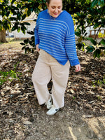 Allison Barrel Legged Washed Denim