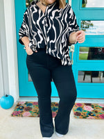 Judy Blue Tummy Control Black Flares