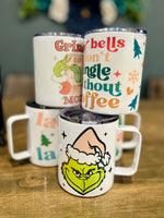 Christmas 12 oz Travel Mugs (Multiple Styles)