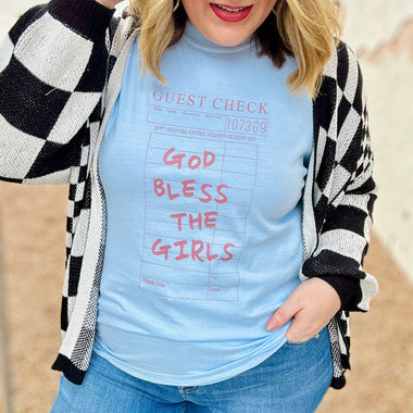 God Bless the Girls Tee on Comfort Colors