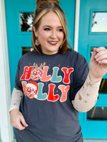 Holly Jolly Disco on Comfort Colors
