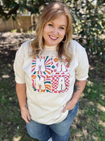 Retro Mama Graphic Tee On Comfort Colors