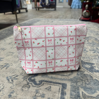 Bow Travel Makeup Pouch